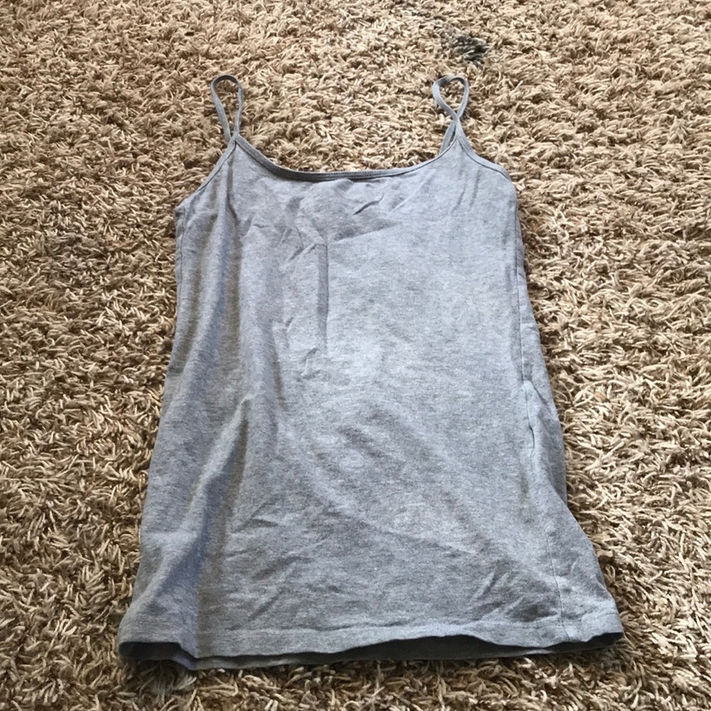basic gray cami